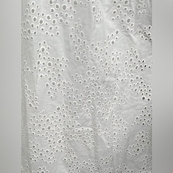 AKRIS PUNTO Eyelet Lace Flounce-Hem Dress size 4 - Picture 8 of 14